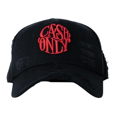Gorra Cash Only Denim Circulo Rojo Negro 2202311