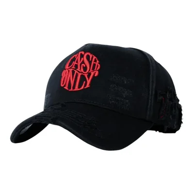 Gorra Cash Only Denim Circulo Rojo Negro 2202311
