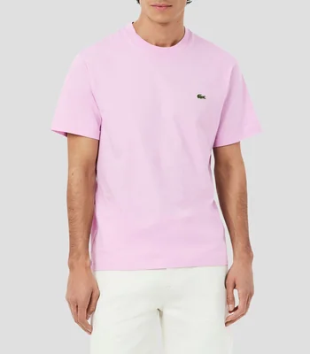 Playera cuello redondo manga corta lisa Hombre