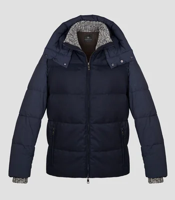 Chamarra Puffer con capucha Hombre