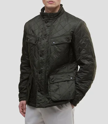 Chamarra Polar Quilted Ariel Olive Hombre