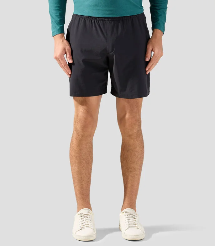 Short para entrenamiento liso Hombre