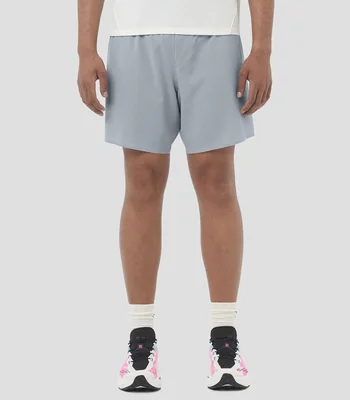 Short para correr liso Hombre