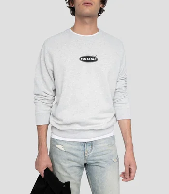 Sudadera jaspeada Hombre