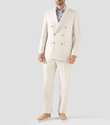 Traje de corte regular liso Hombre