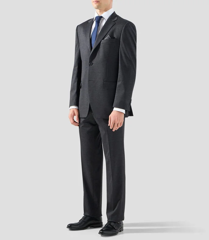 Traje de corte regular cuadros Hombre