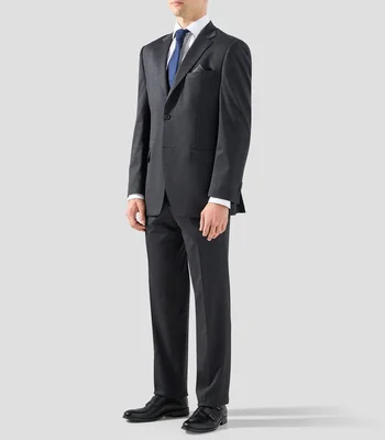 Traje de corte regular cuadros Hombre