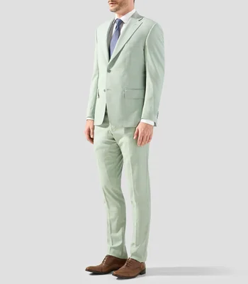 Traje de corte slim liso Hombre