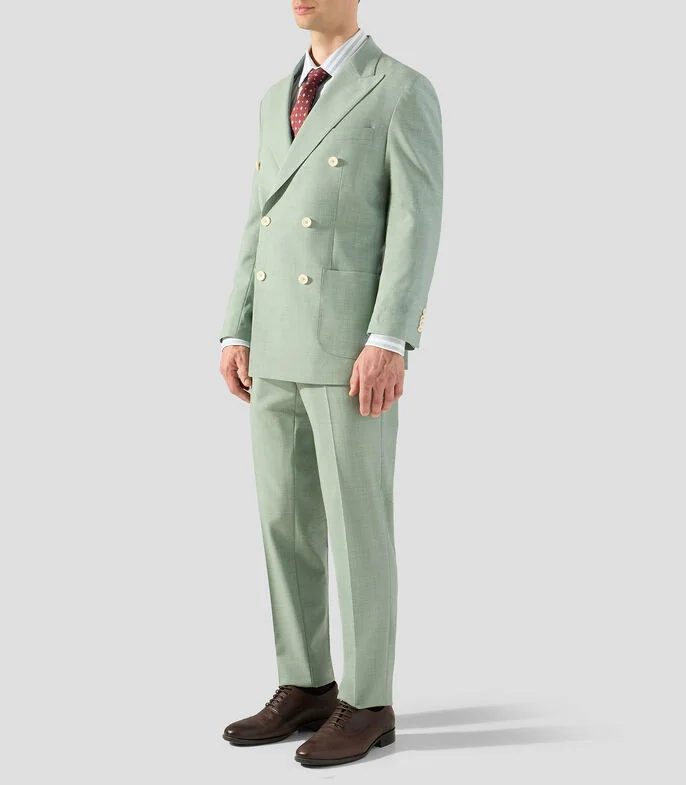 Traje de corte slim jaspeado Hombre