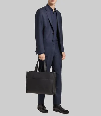 Traje de lana corte regular a cuadros Hombre