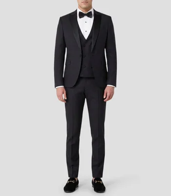 Traje corte regular Nasser Fortin liso Hombre