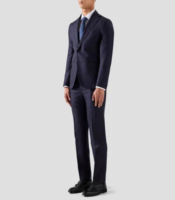 Traje de Corte Regular Jaspeado Hombre