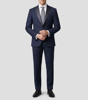 Traje de corte slim liso Hombre