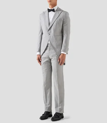 Traje chaque corte regular Arkoi jaspeado Hombre