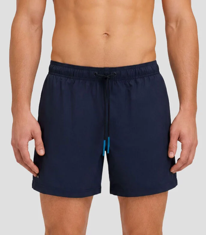 Traje de baño corto liso Hombre