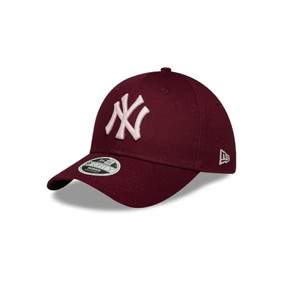 New York Yankees MLB Metallic Logo 9FORTY Strapback para Mujer