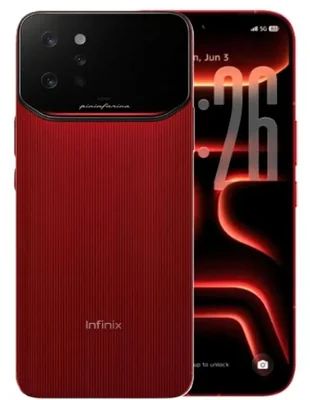 Infinix Note 60 Ultra 5G Edición Especial Pininfarina 256GB 12GB Rojo