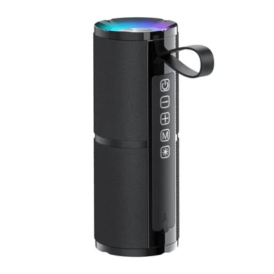 Bocina Bluetooth Portátil, 5.1 Altavoz Inalámbrico +AUX/Micro SD/TF/USB, Negro