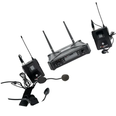 Set microfonos inalambrico de instrumento, diadema y lavalier prosound pwk-30set