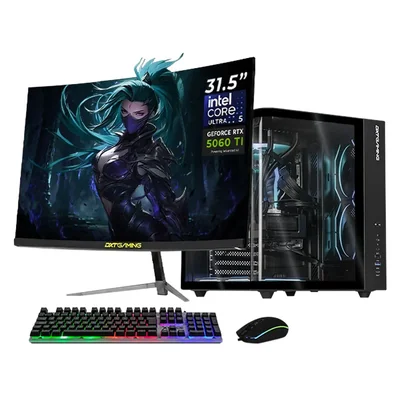 Dxt pc ia rtx 5060 ti core ultra 5 16gb 1tb monitor 31.5 bk