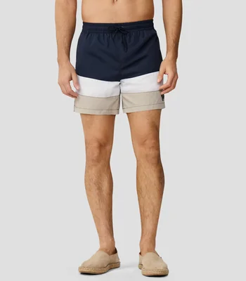 Traje de baño corto liso Hombre