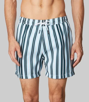Traje de Baño largo con rayas Hombre