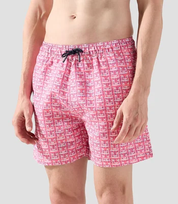 Traje De Bano Palmeras Hombre