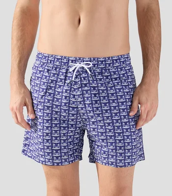 Traje de baño corto Blue Hammock estampado Hombre