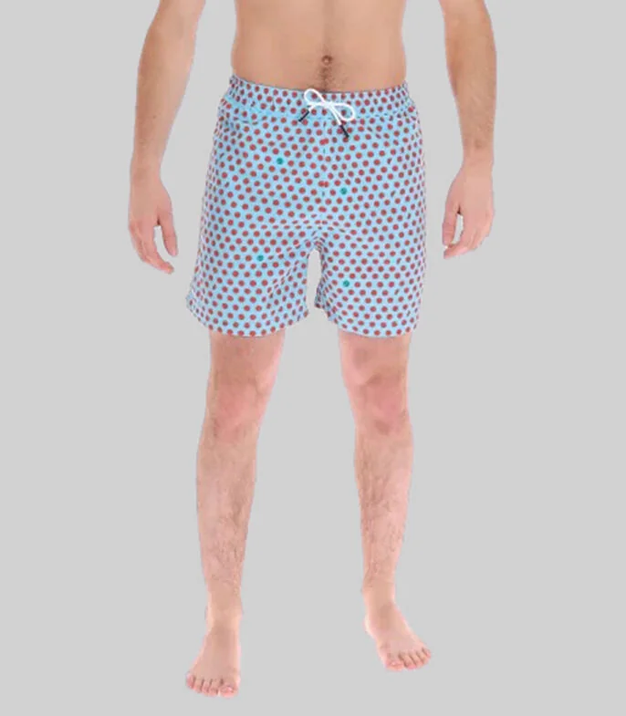 Traje de bano corto estampado Hombre