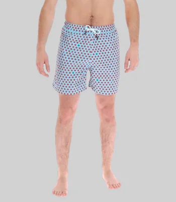 Traje de bano corto estampado Hombre