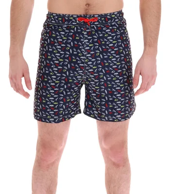 Traje de Baño largo multicolor Hombre