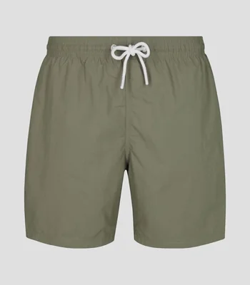 Traje de baño largo liso Hombre