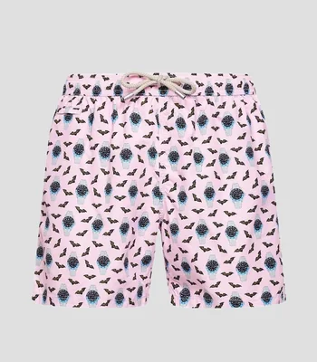 Traje de baño largo estampado Hombre