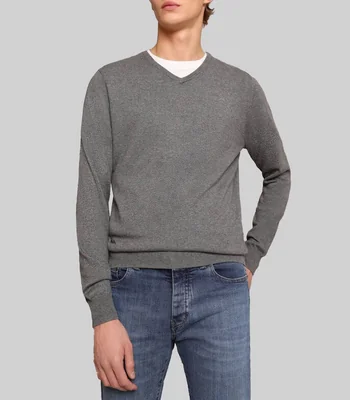 Suéter cuello 'V' Hombre