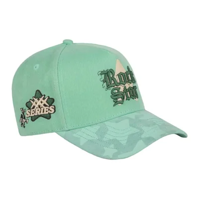 GORRA JC HATS ROCK STAR SERIES VERDE MENTA 003267 CURVA AJUSTABLE