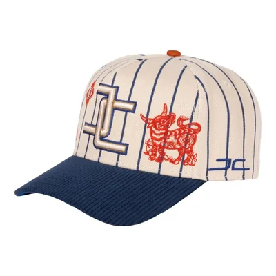 GORRA JC HATS BUFFALO BEIGE/AZUL 003254 CURVA AJUSTABLE