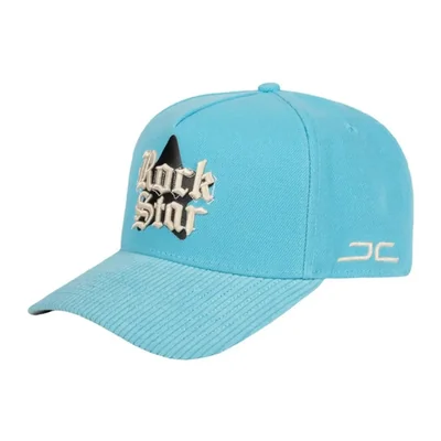 GORRA JC HATS ROCK STAR SERIES AZUL 003271 CURVA AJUSTABLE