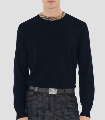 Suéter cuello redondo Hombre
