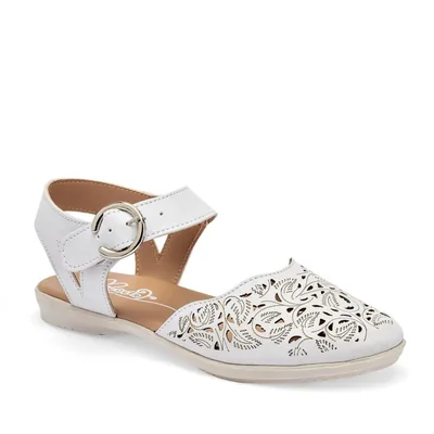 Yondeer Sandalia piso para Mujer Blanco cod. 140861