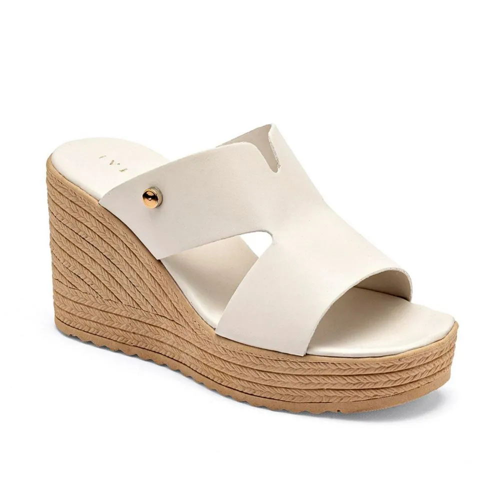 Ivi Love sandalia cuña para mujer latte cod 140904-E