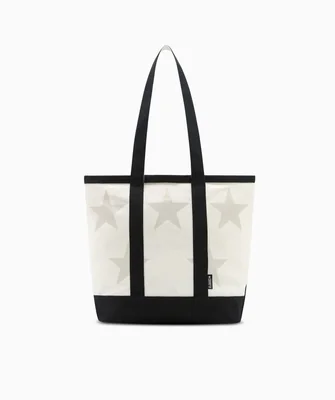Bolsa Tote Converse Canvas Five Star Beige para Mujer
