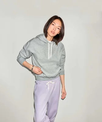Sudadera Converse Chuck Patch Gris para Mujer