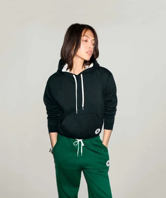 Sudadera Converse Chuck Patch Negra para Mujer