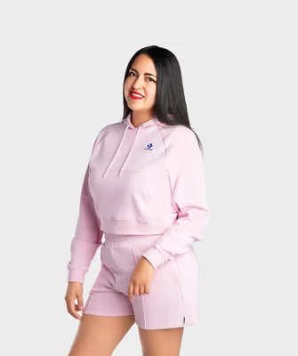 Sudadera Converse Star Chevron Rosa para Mujer