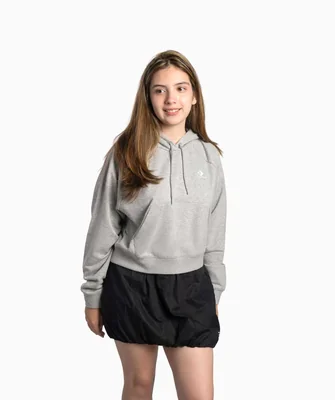 Sudadera Converse Star Chevron Gris para Mujer