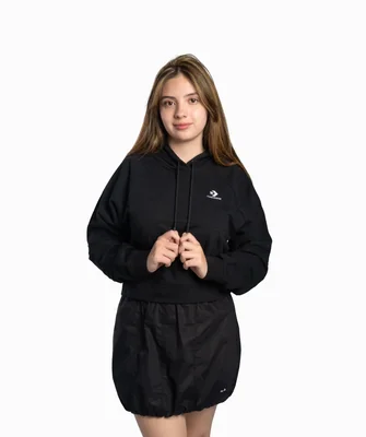 Sudadera Converse Star Chevron Negra para Mujer