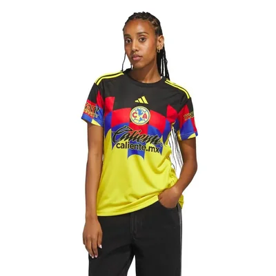 Jersey adidas mujer club america amarillo local aficionado
