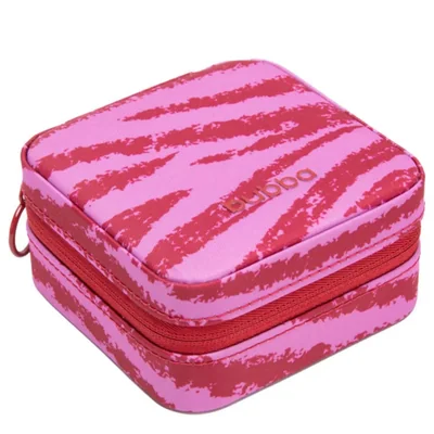 Joyero Bubba Cannes Animal Print Zebra Compacto