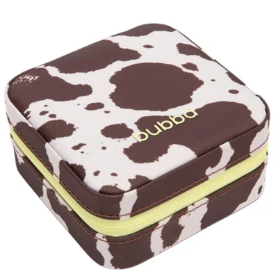 Joyero Bubba Cannes Animal Print Cow Compacto