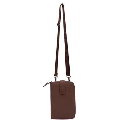 Porta Pasaporte Bubba Travel 26' Moka Crossbody Mujer Viaje